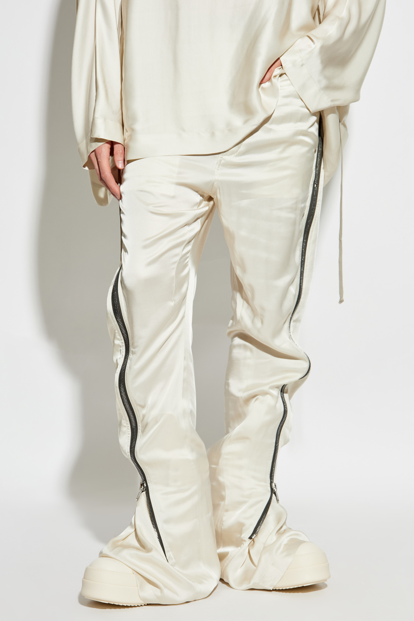 Rick Owens Jeans Bolan Banana white | TheDoubleF